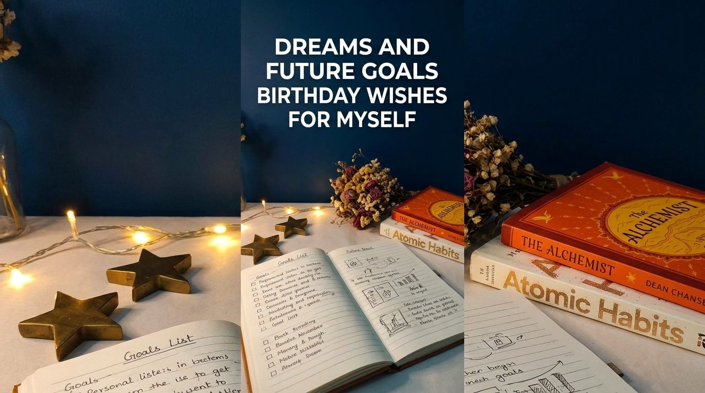 Dreams and Future Goals Birthday Wishes for Myself
