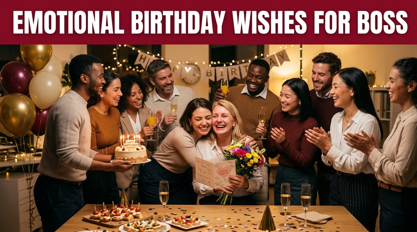 Emotional Birthday Wishes for Boss