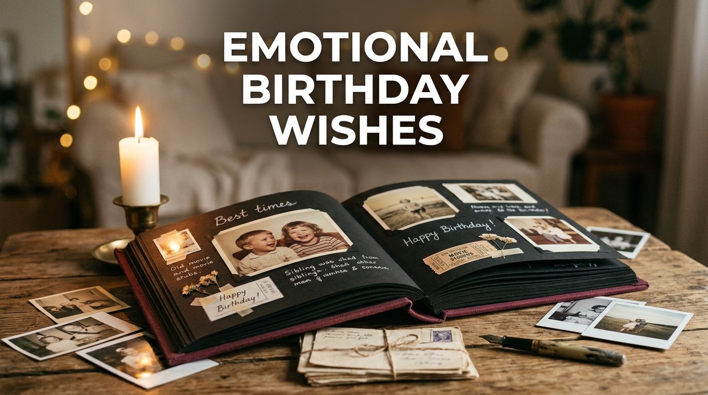 Emotional Birthday Wishes for Brother