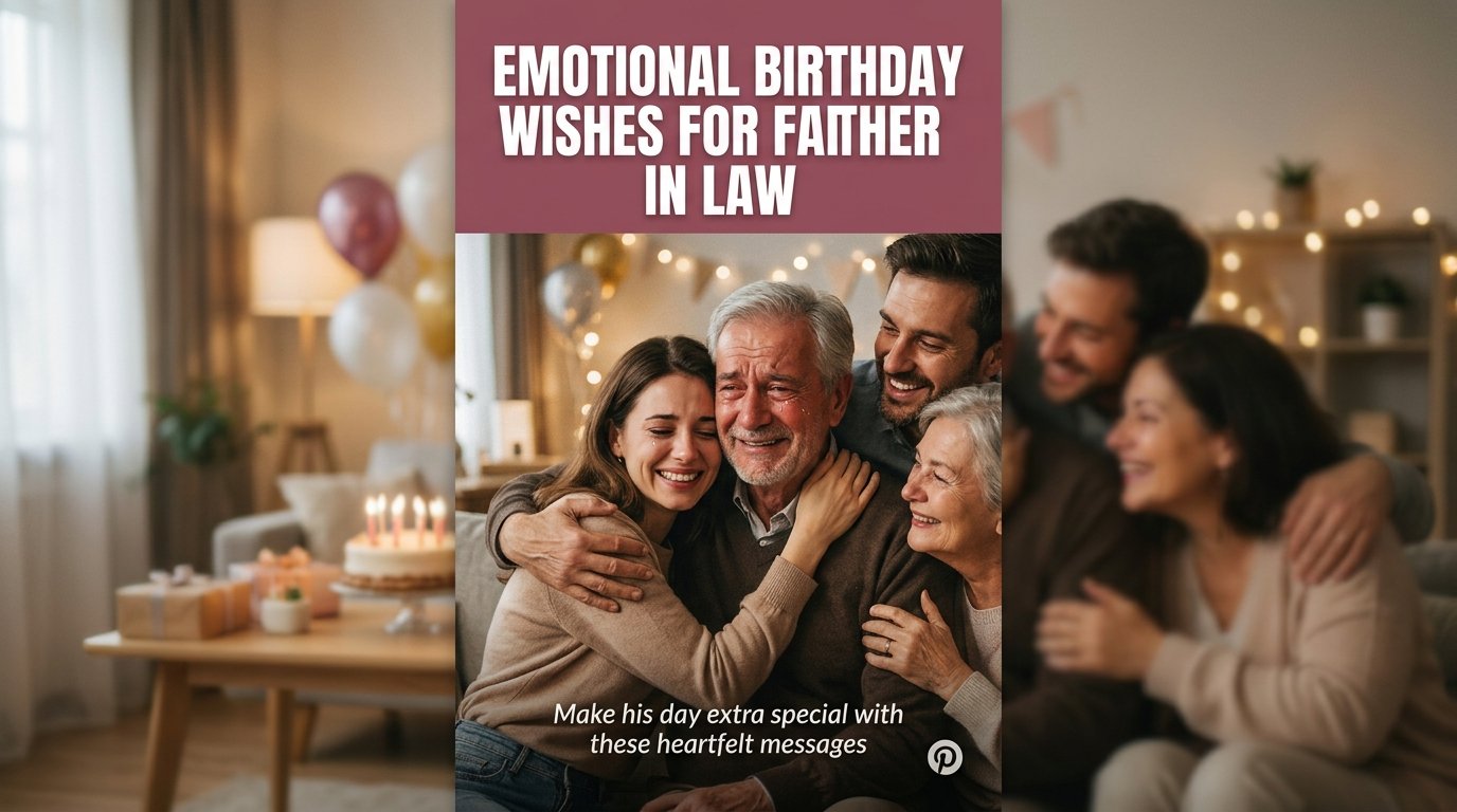 Emotional Birthday Wishes for Father in Law