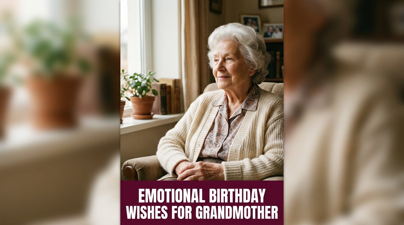 Emotional Birthday Wishes for Grandmother