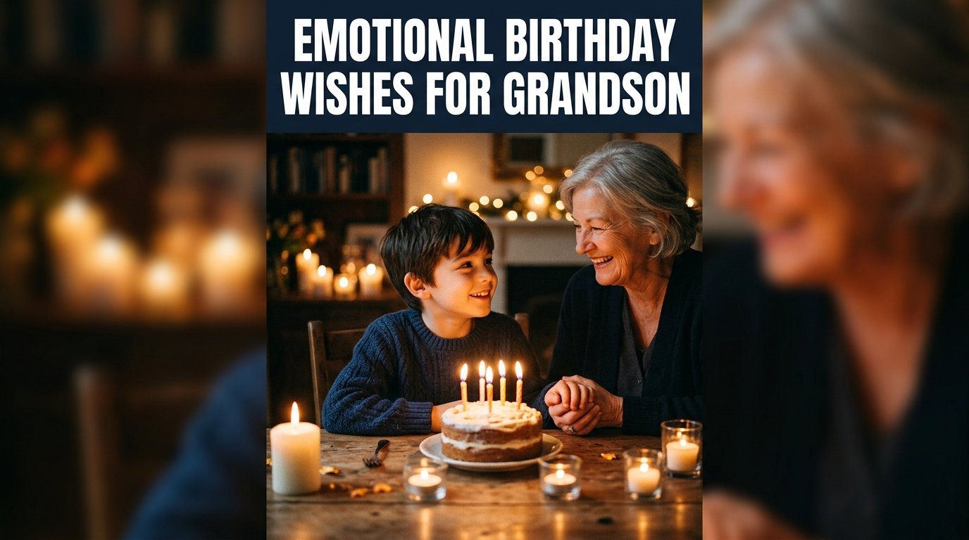 Emotional Birthday Wishes for Grandson