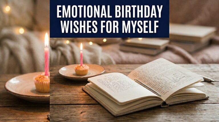 Emotional Birthday Wishes for Myself