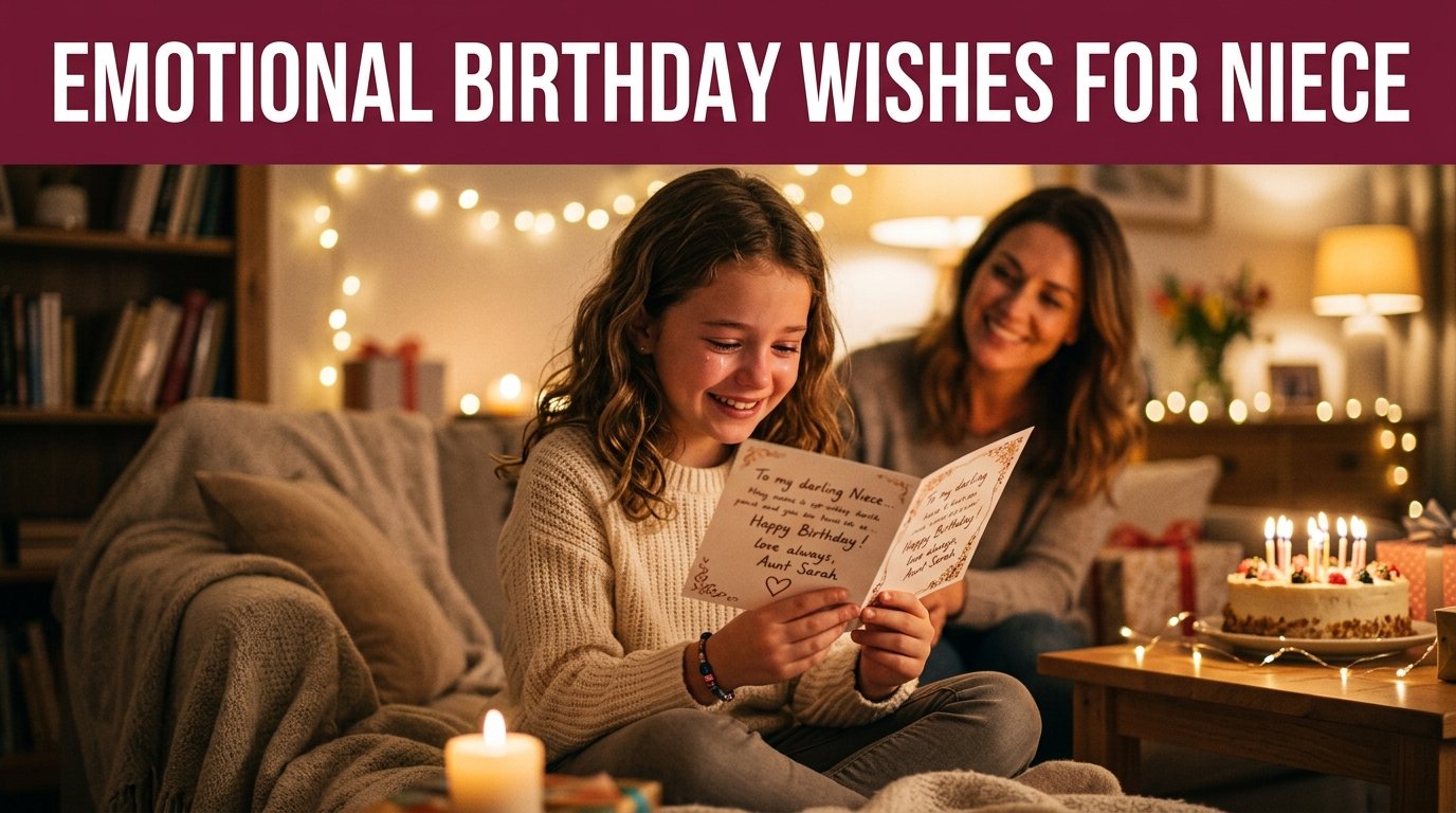 Emotional Birthday Wishes for Niece