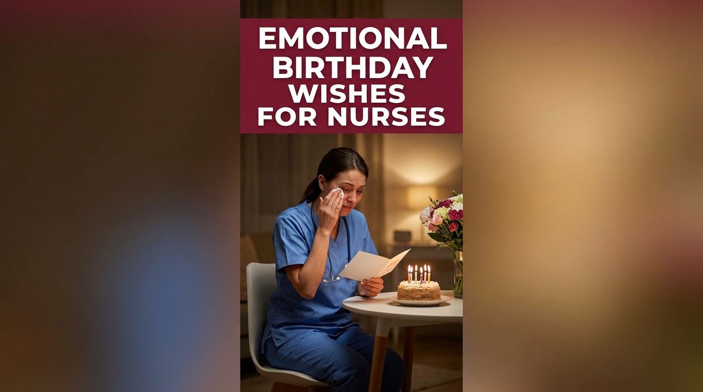 Emotional Birthday Wishes for Nurses