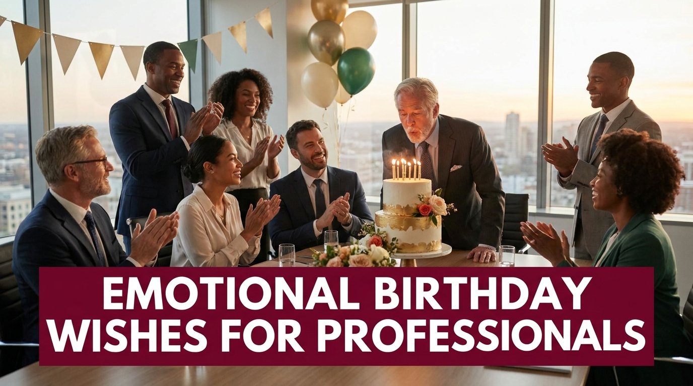 Emotional Birthday Wishes for Professionals