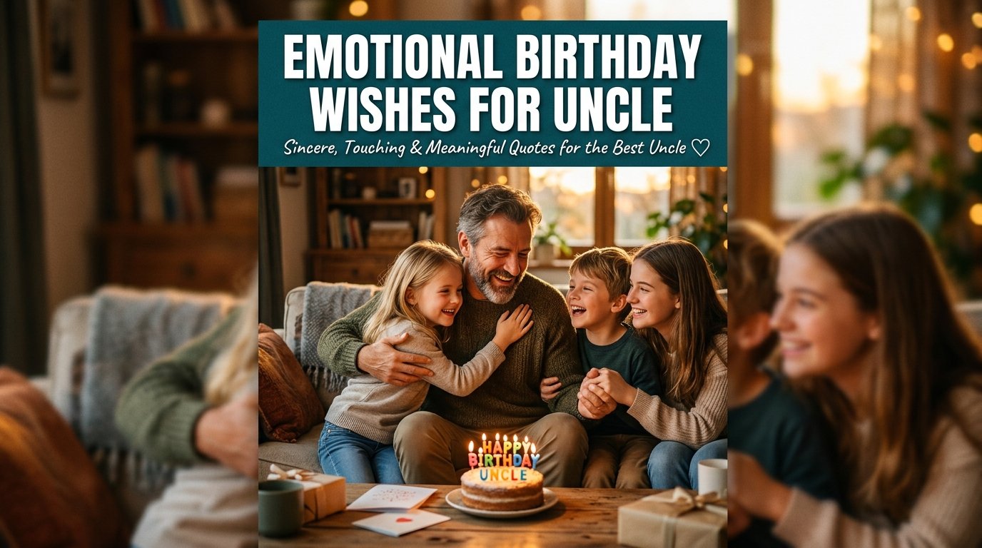 Emotional Birthday Wishes for Uncle