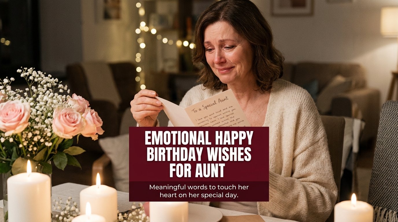 Emotional Happy Birthday Wishes for Aunt