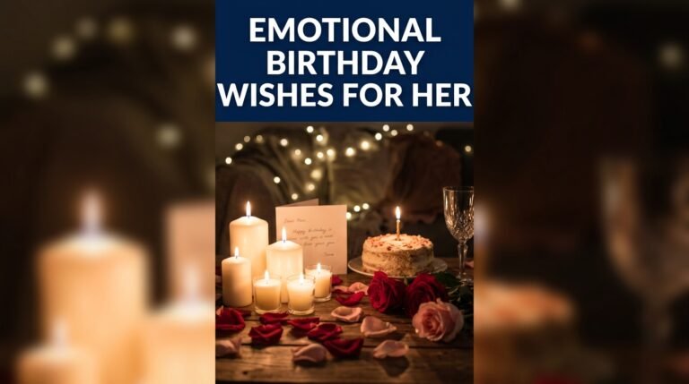 Emotional birthday wishes for her