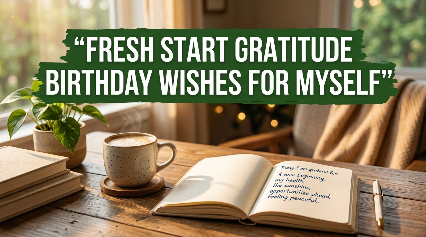 Fresh Start Gratitude Birthday Wishes for Myself