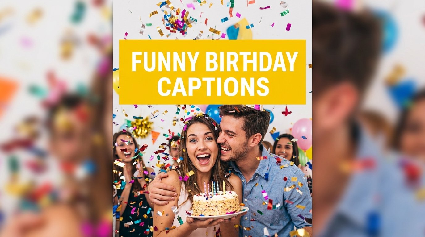 Funny Birthday Captions for Girlfriend