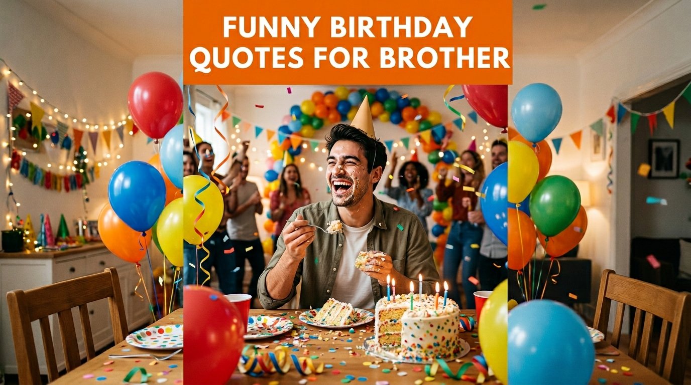Funny Birthday Quotes for Brother