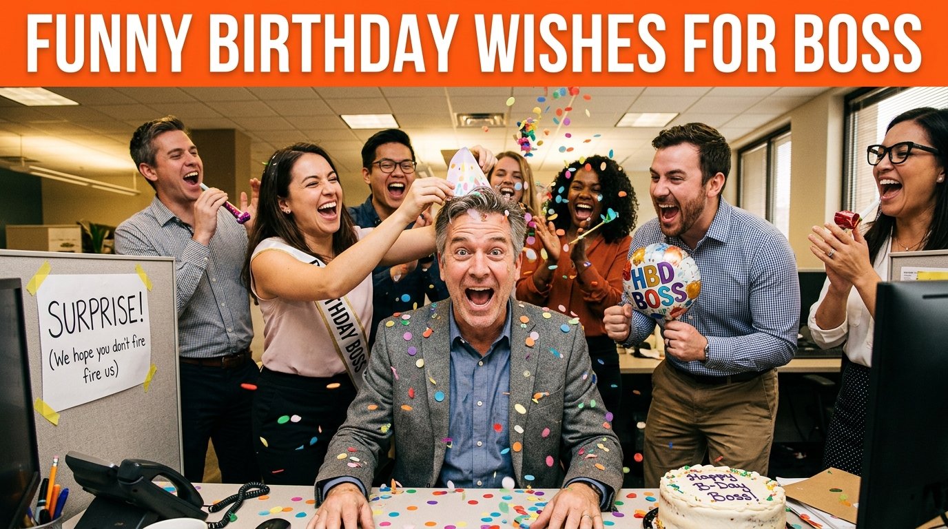 Funny Birthday Wishes for Boss