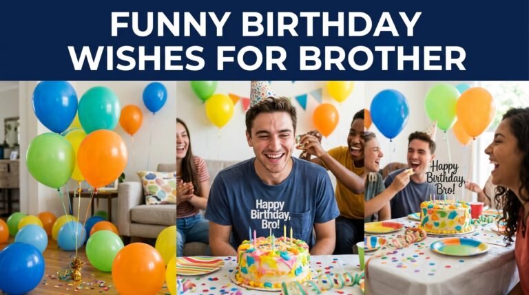 Funny Birthday Wishes for Brother