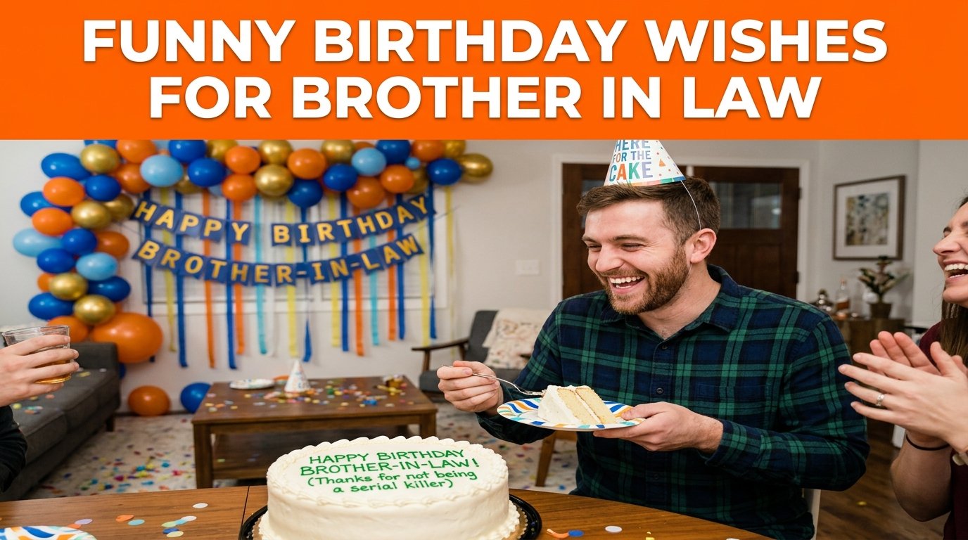 Funny Birthday Wishes for Brother in Law