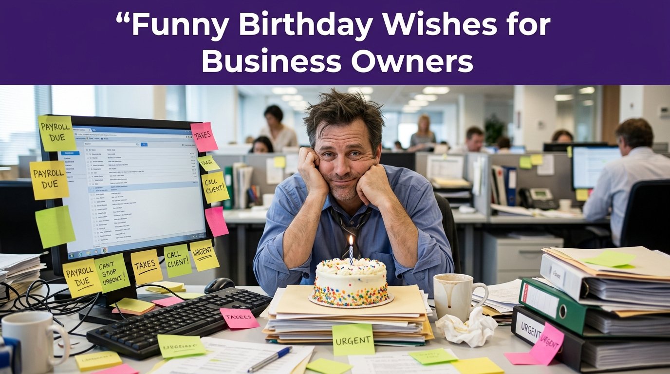 Funny Birthday Wishes for Business Owners