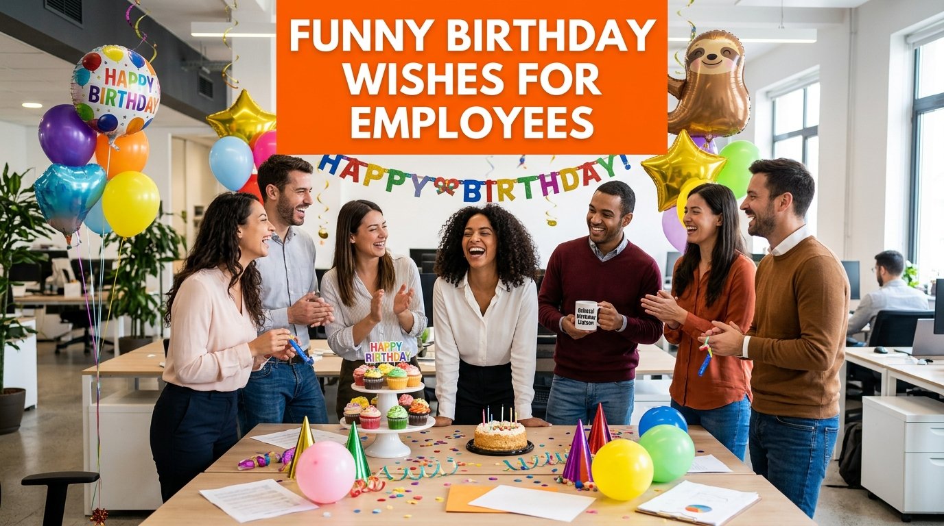 Funny Birthday Wishes for Employees