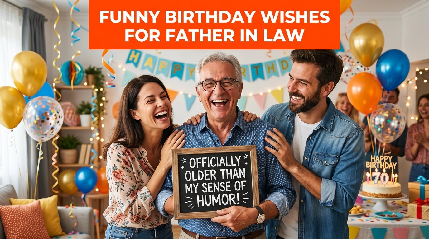 Funny Birthday Wishes for Father in Law