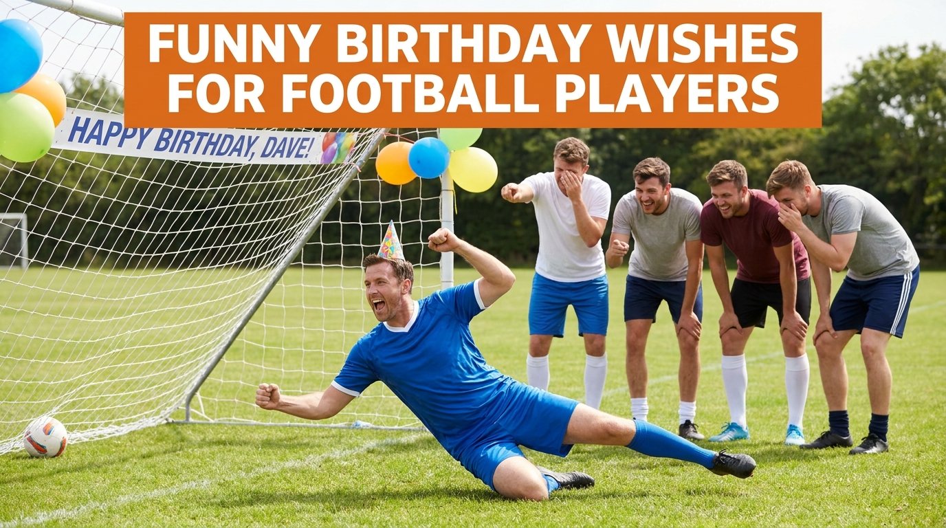 Funny Birthday Wishes for Football Players