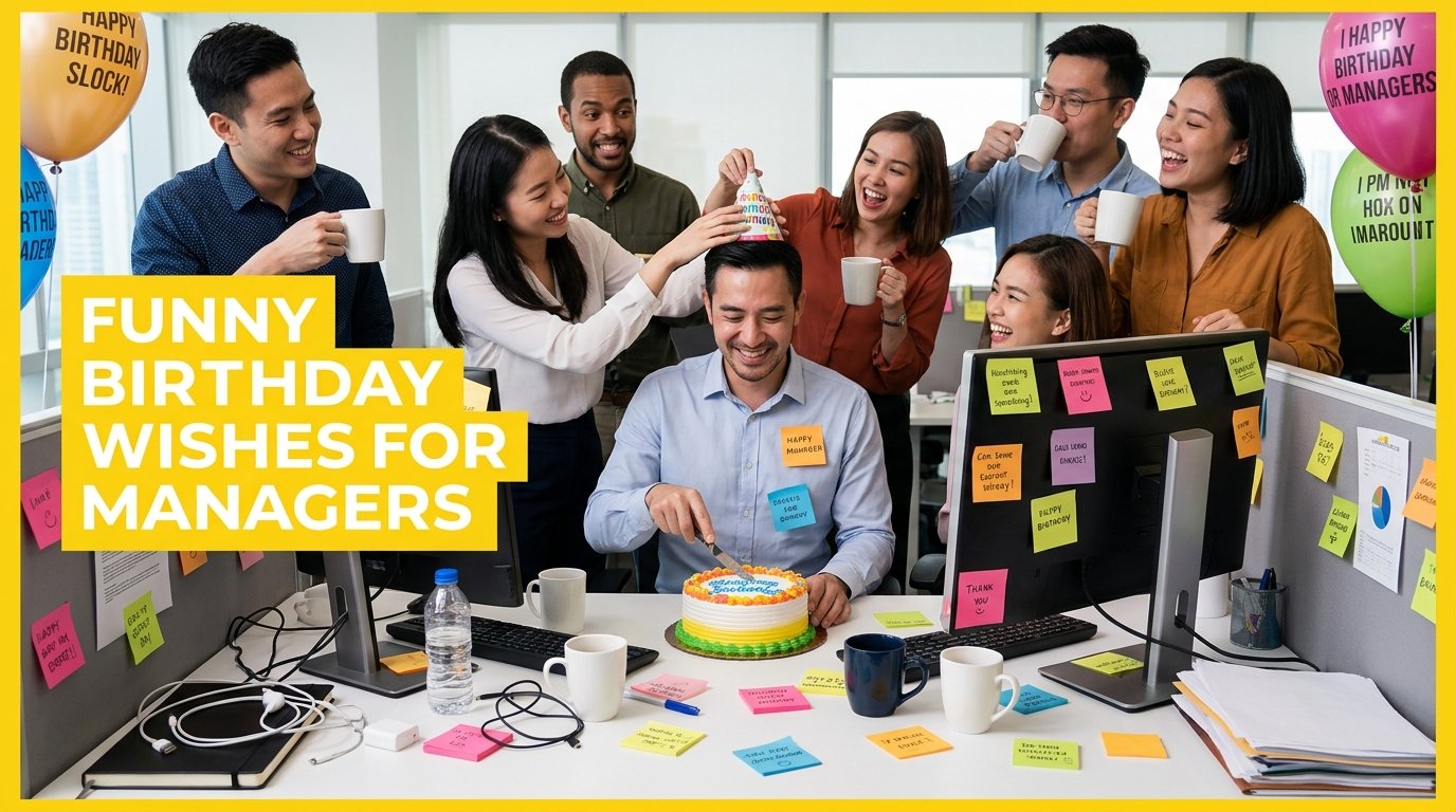 Funny Birthday Wishes for Managers