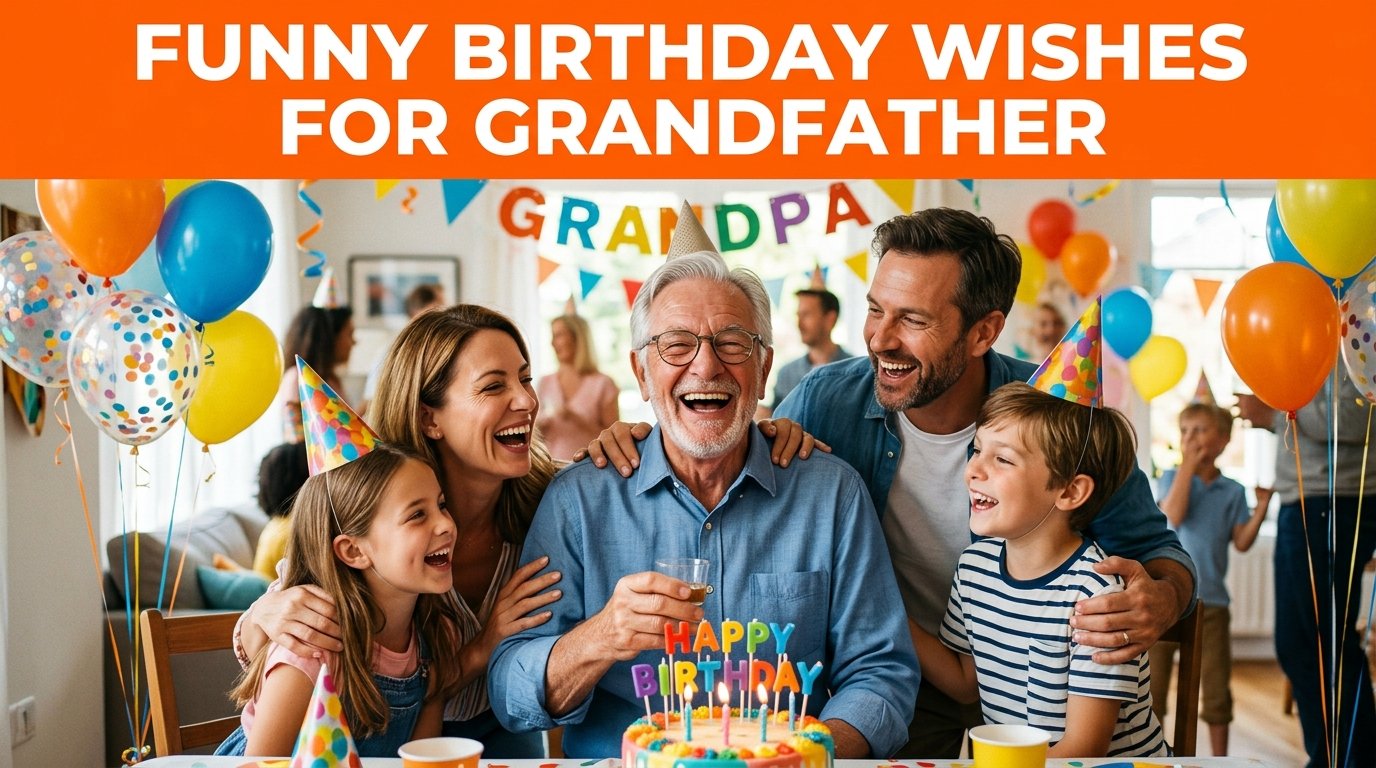 Funny Happy Birthday Wishes for Grandfather