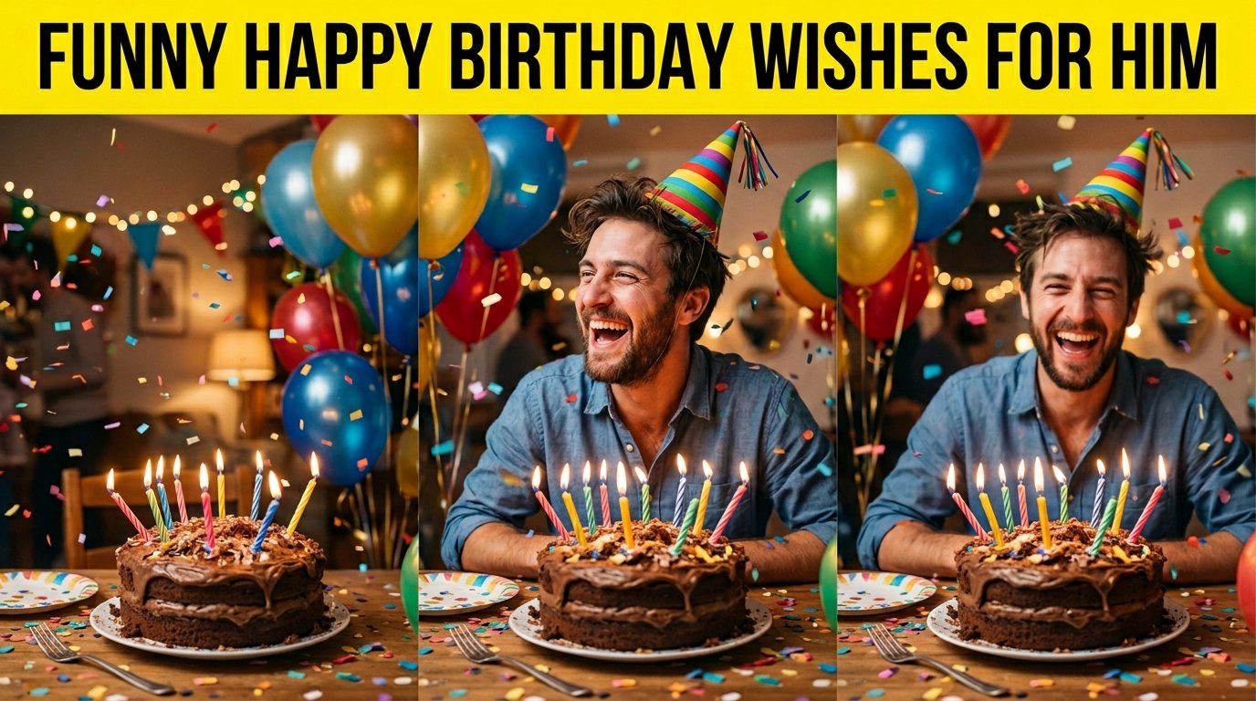 Funny Happy Birthday Wishes for Him