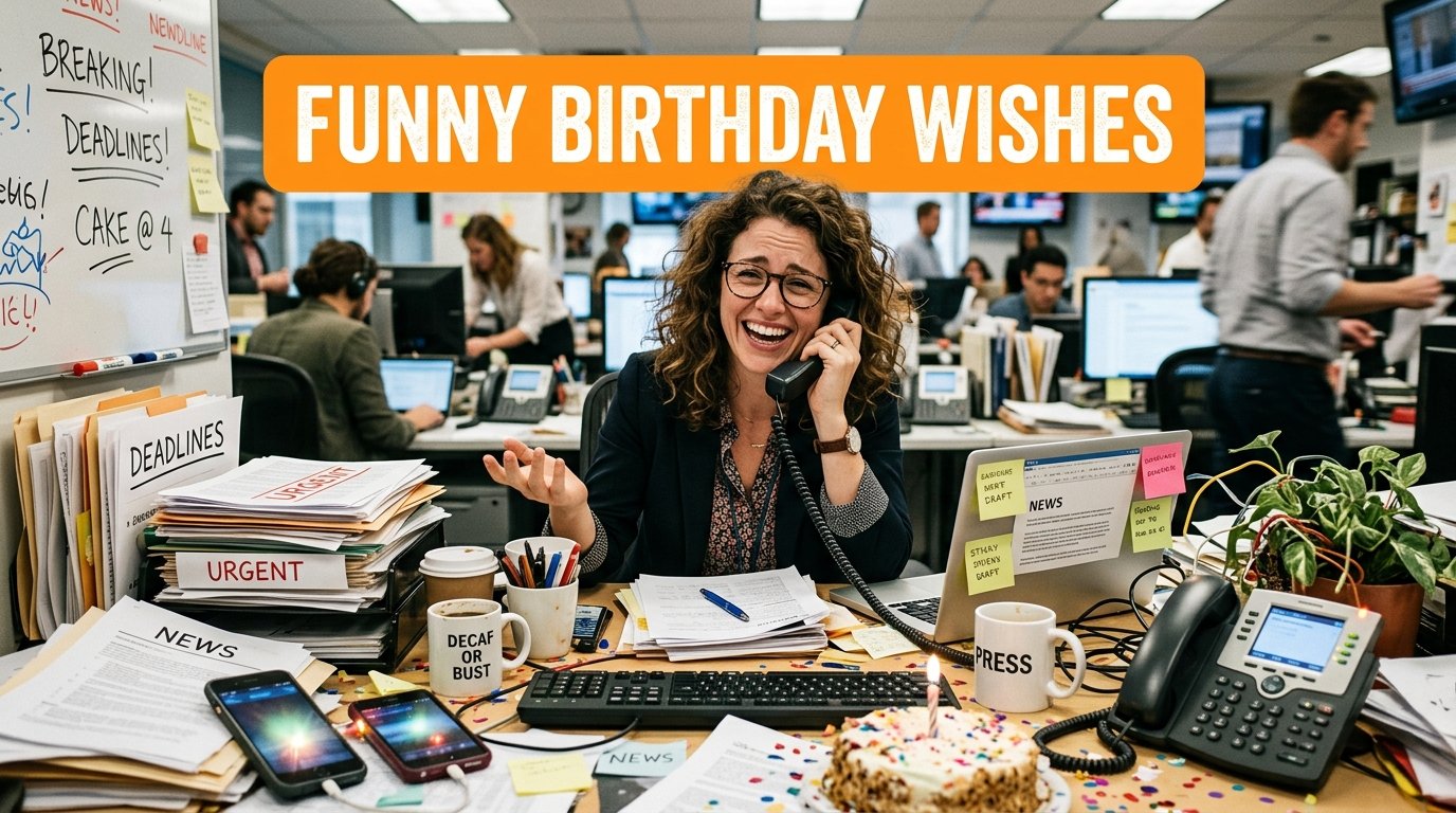 Funny Happy Birthday Wishes for Journalist
