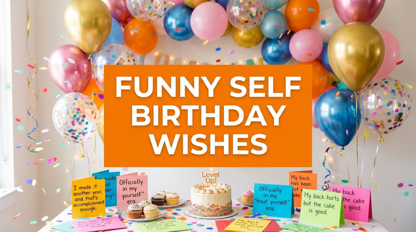 Funny Self Birthday Wishes