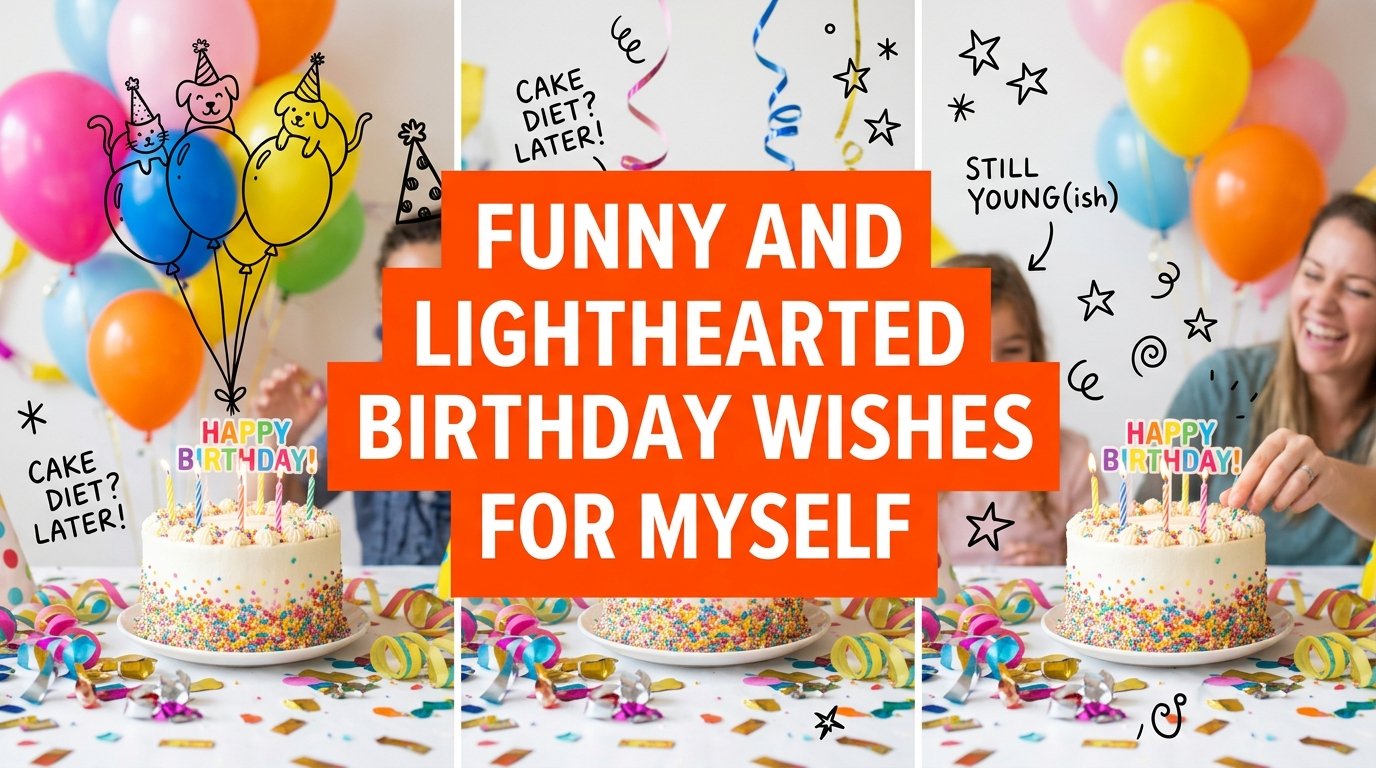 Funny and Lighthearted Birthday Wishes for Myself