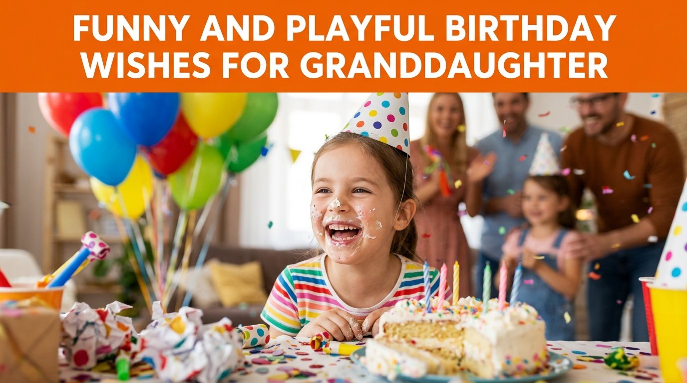 Funny and Playful Birthday Wishes for Granddaughter