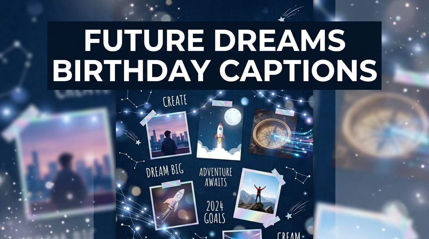 Future Dreams Birthday Captions
