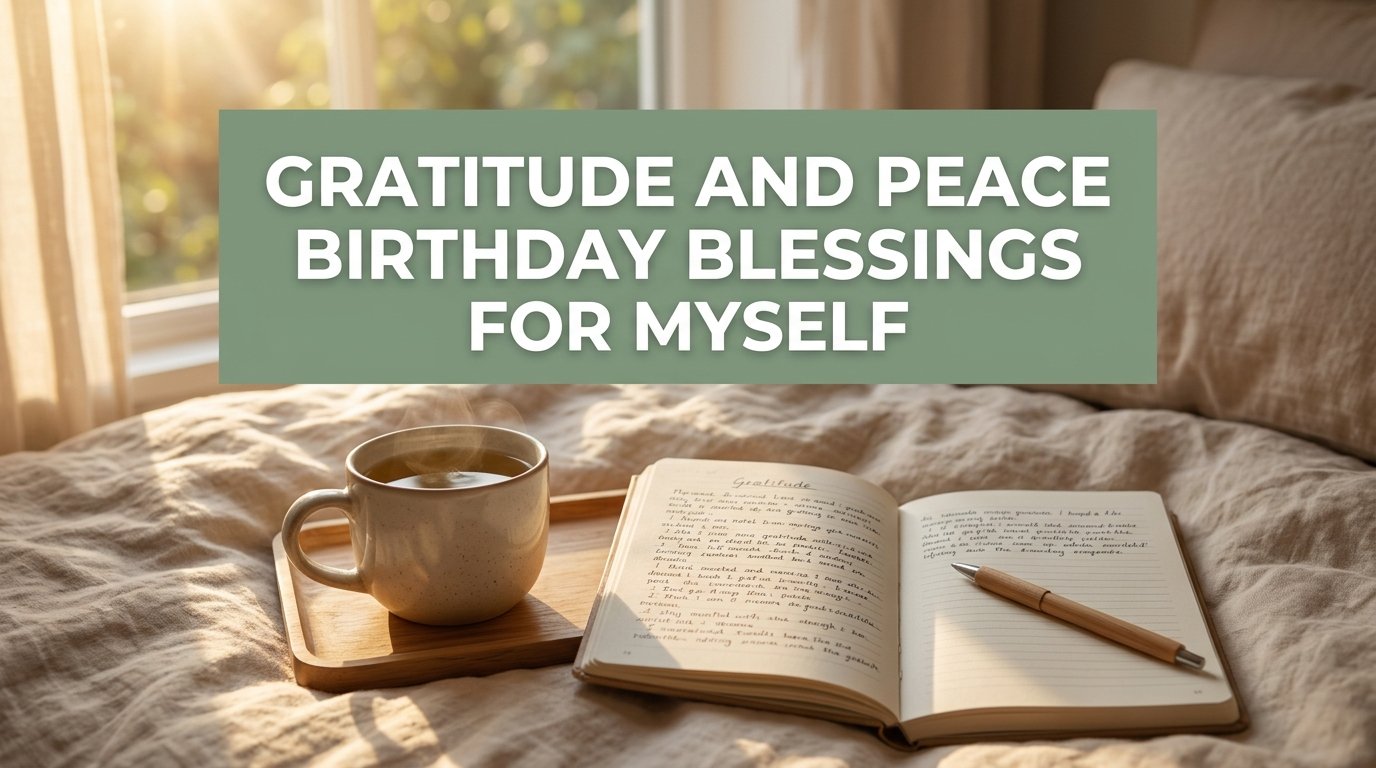 Gratitude and Peace Birthday Blessings for Myself