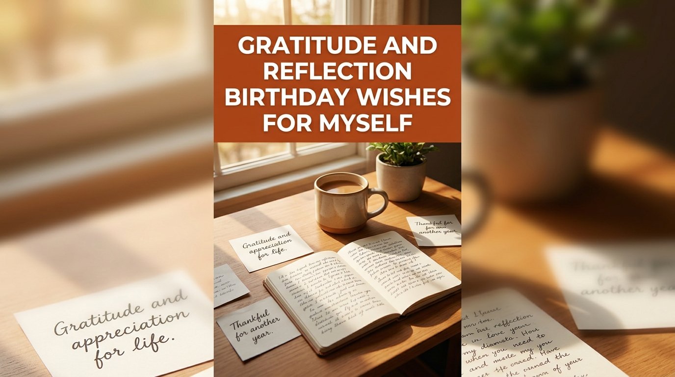 Gratitude and Reflection Birthday Wishes for Myself