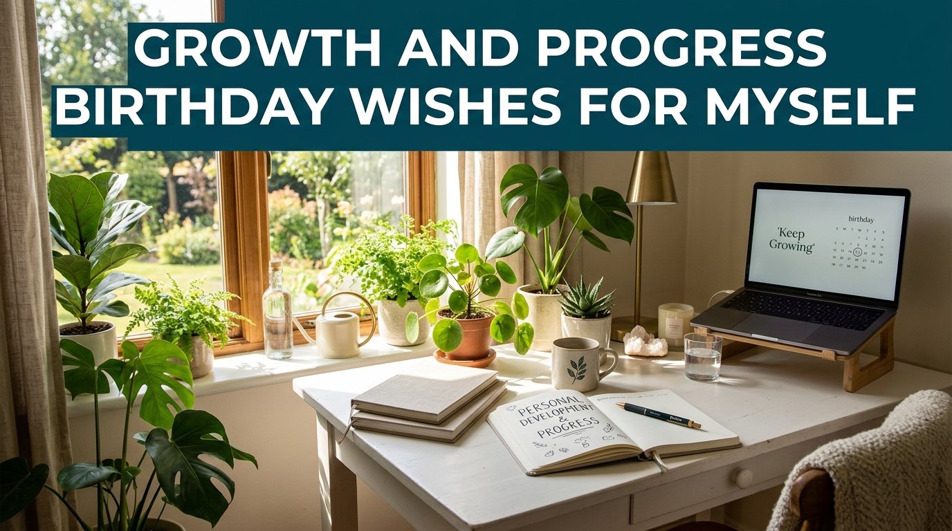 Growth and Progress Birthday Wishes for Myself