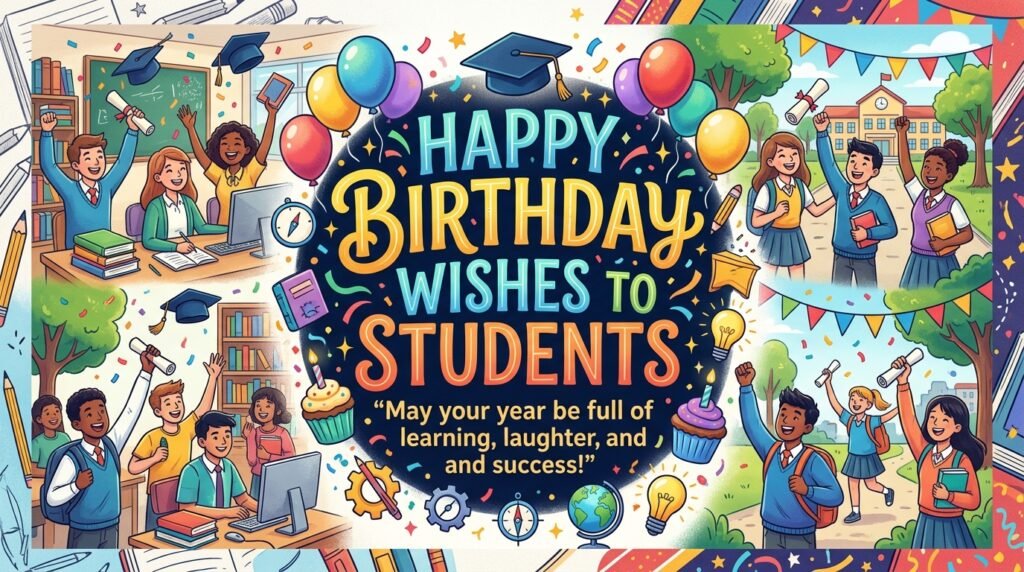 Happy Birthday Wishes to Students