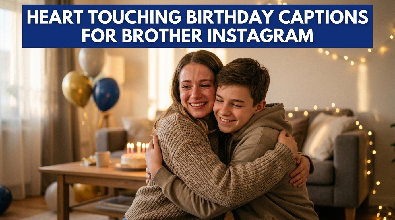 Heart Touching Birthday Captions for Brother Instagram