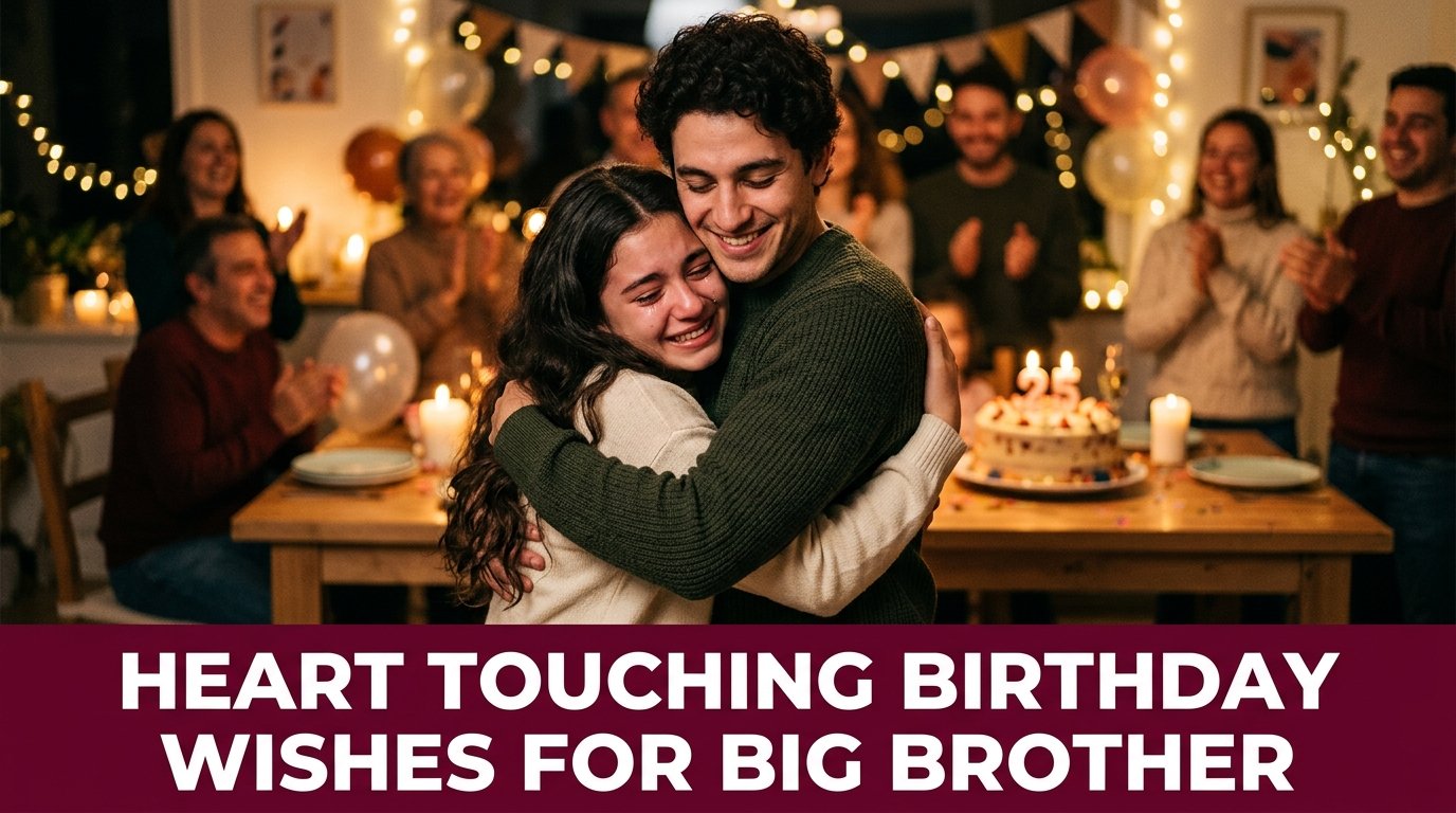 Heart Touching Birthday Wishes for Big Brother