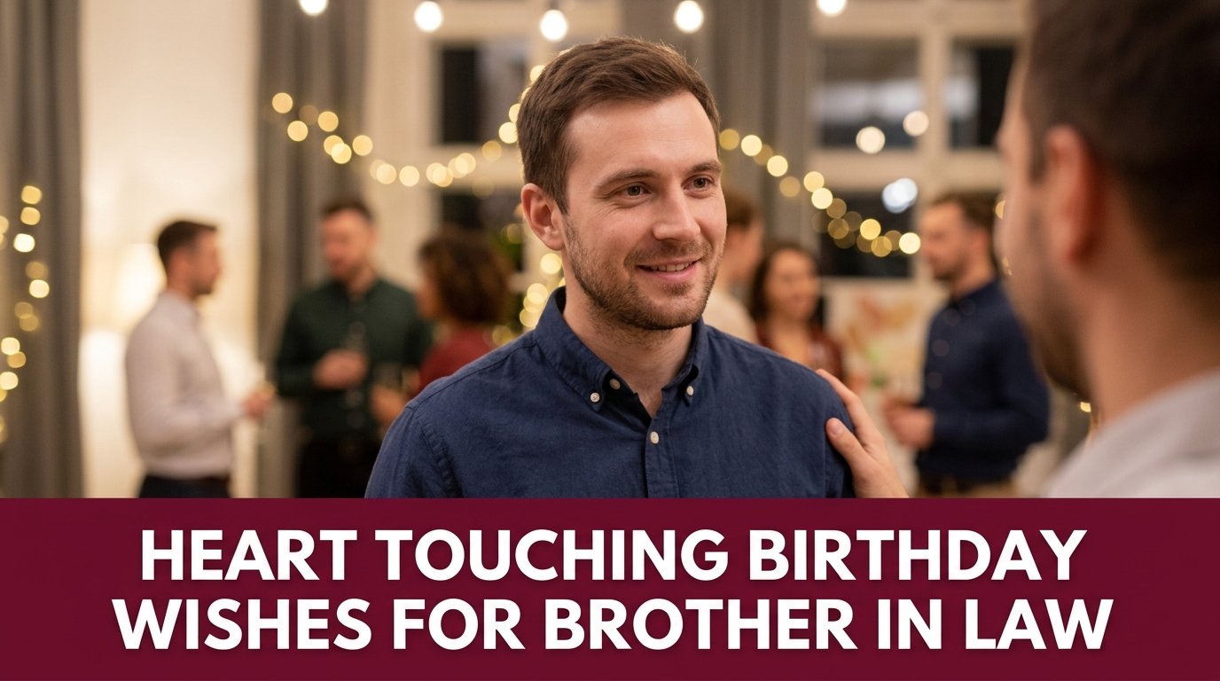 Heart Touching Birthday Wishes for Brother in Law