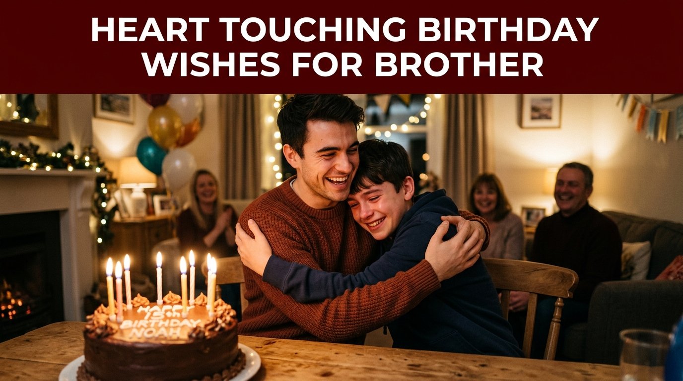 Heart Touching Birthday Wishes for Brother