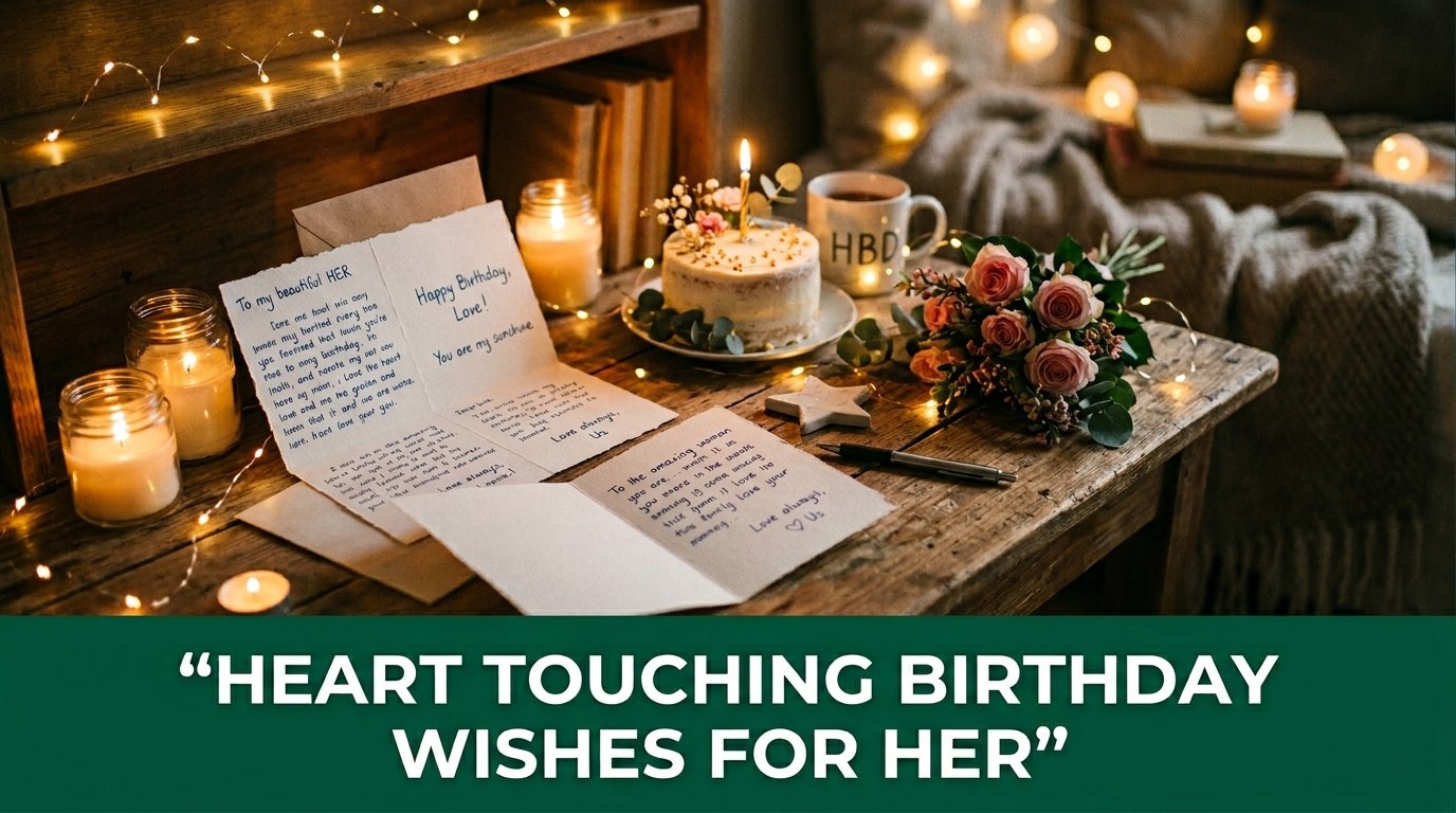 Heart Touching Emotional Birthday Wishes for Her