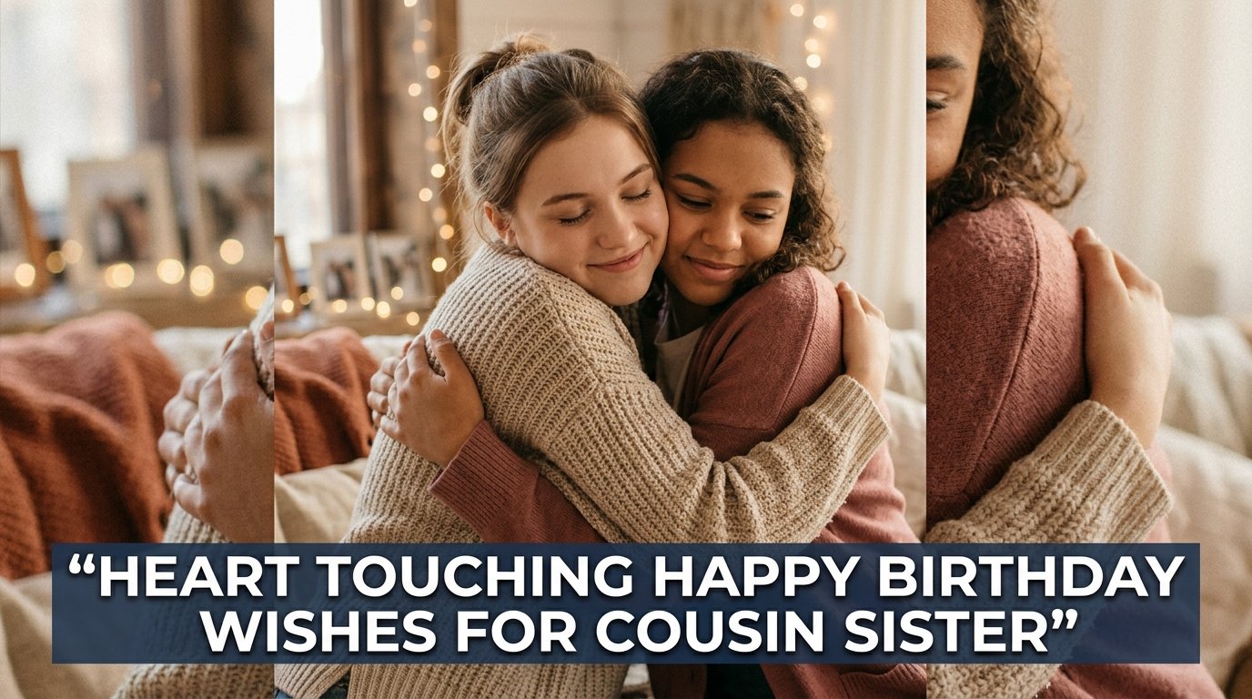 Heart Touching Happy Birthday Wishes for Cousin Sister