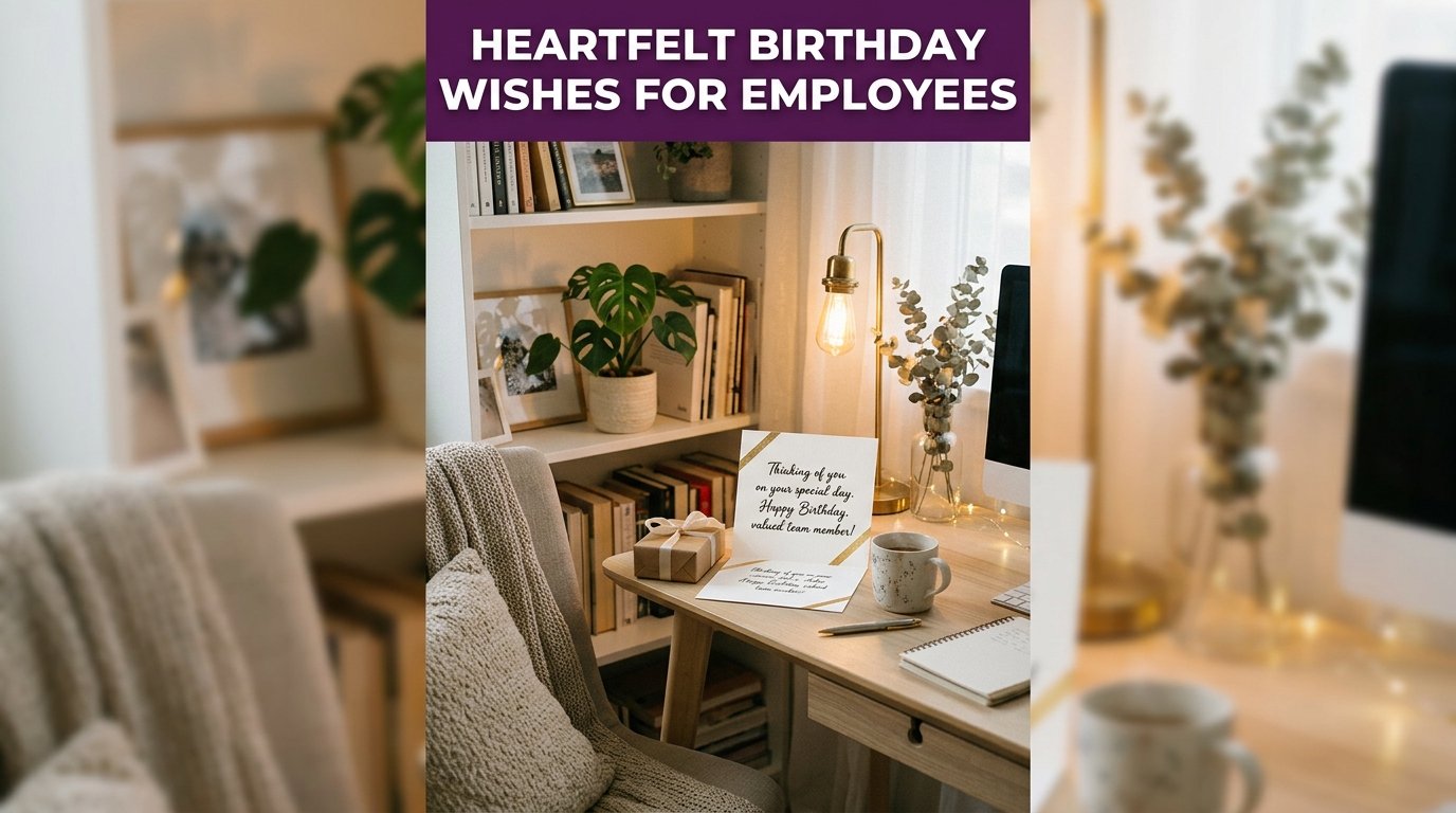 Heartfelt Birthday Wishes for Employees