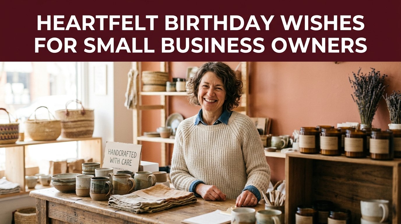 Heartfelt Birthday Wishes for Small Business Owners