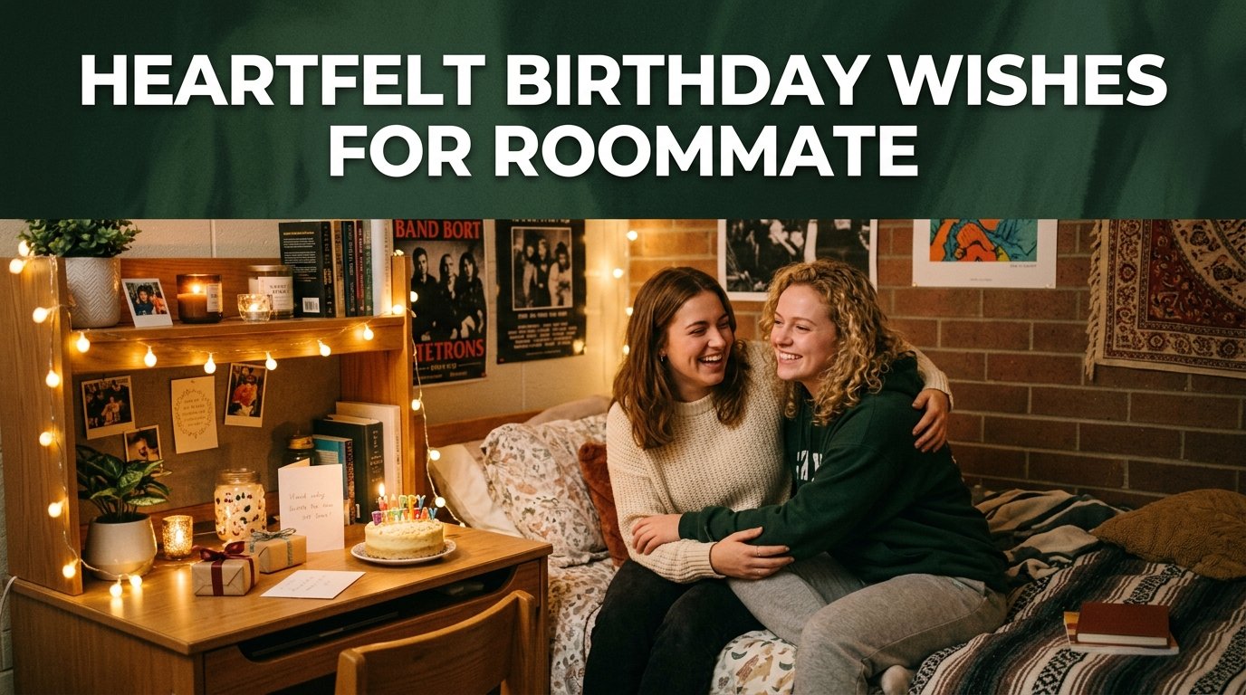 Heartfelt Happy Birthday Wishes for Roommate