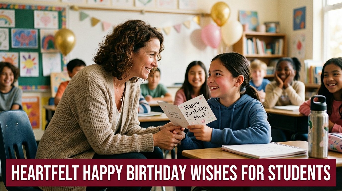 Heartfelt Happy Birthday Wishes for Students