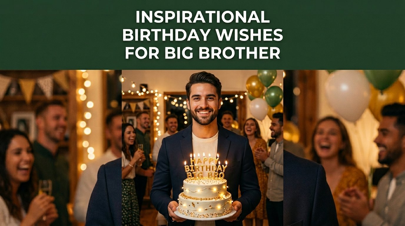 Inspirational Birthday Wishes for Big Brother
