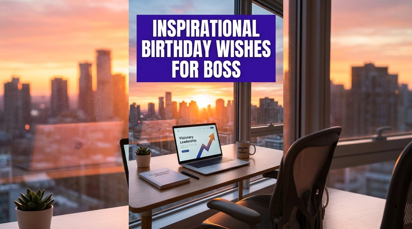 Inspirational Birthday Wishes for Boss