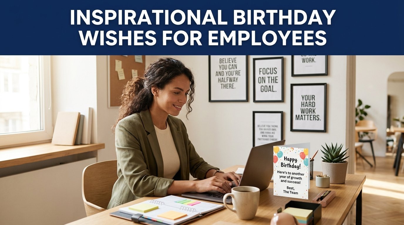 Inspirational Birthday Wishes for Employees