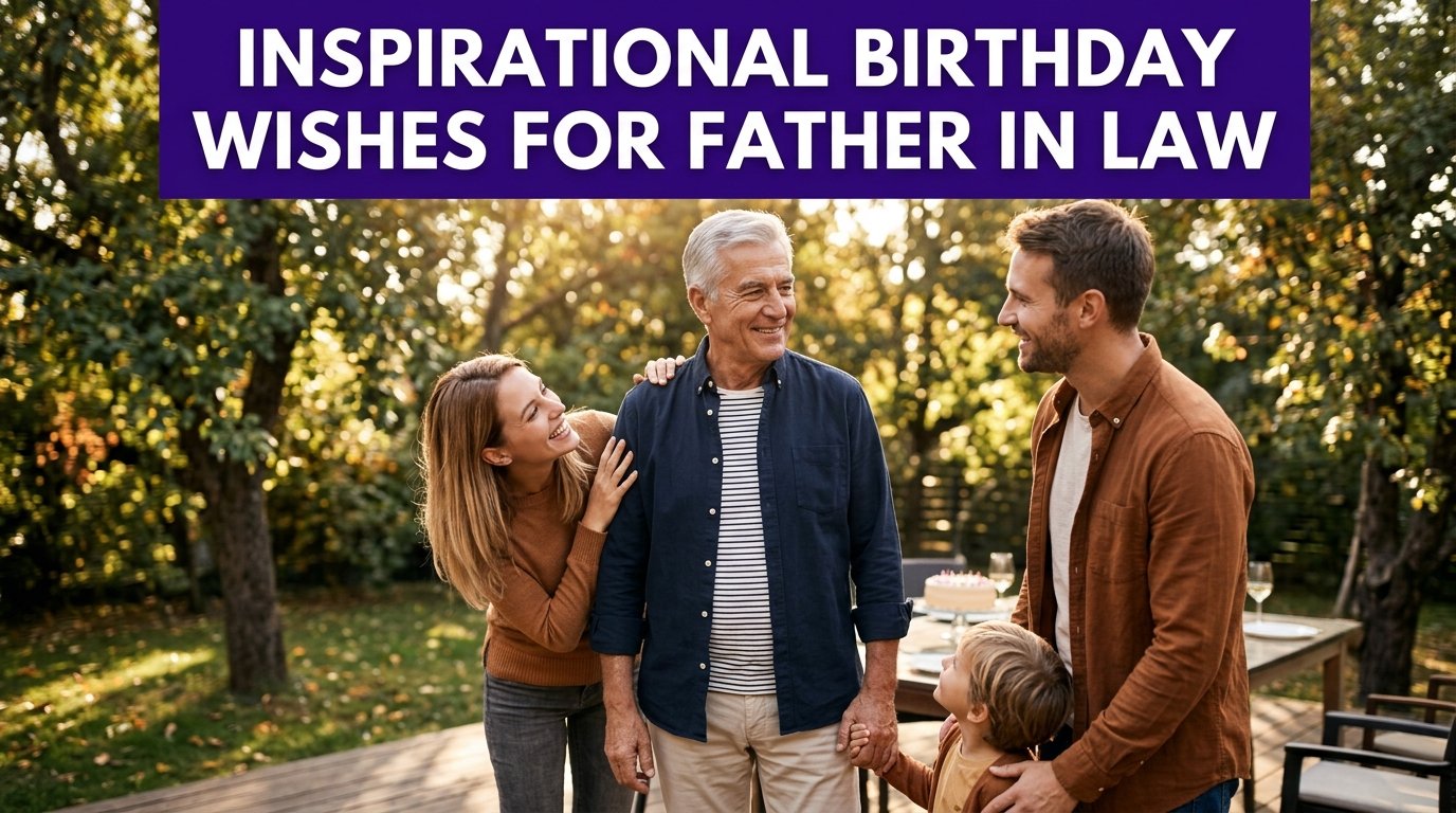 Inspirational Birthday Wishes for Father in Law