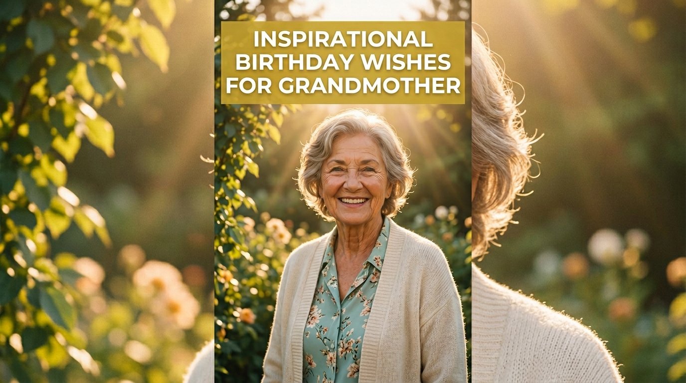 Inspirational Birthday Wishes for Grandmother
